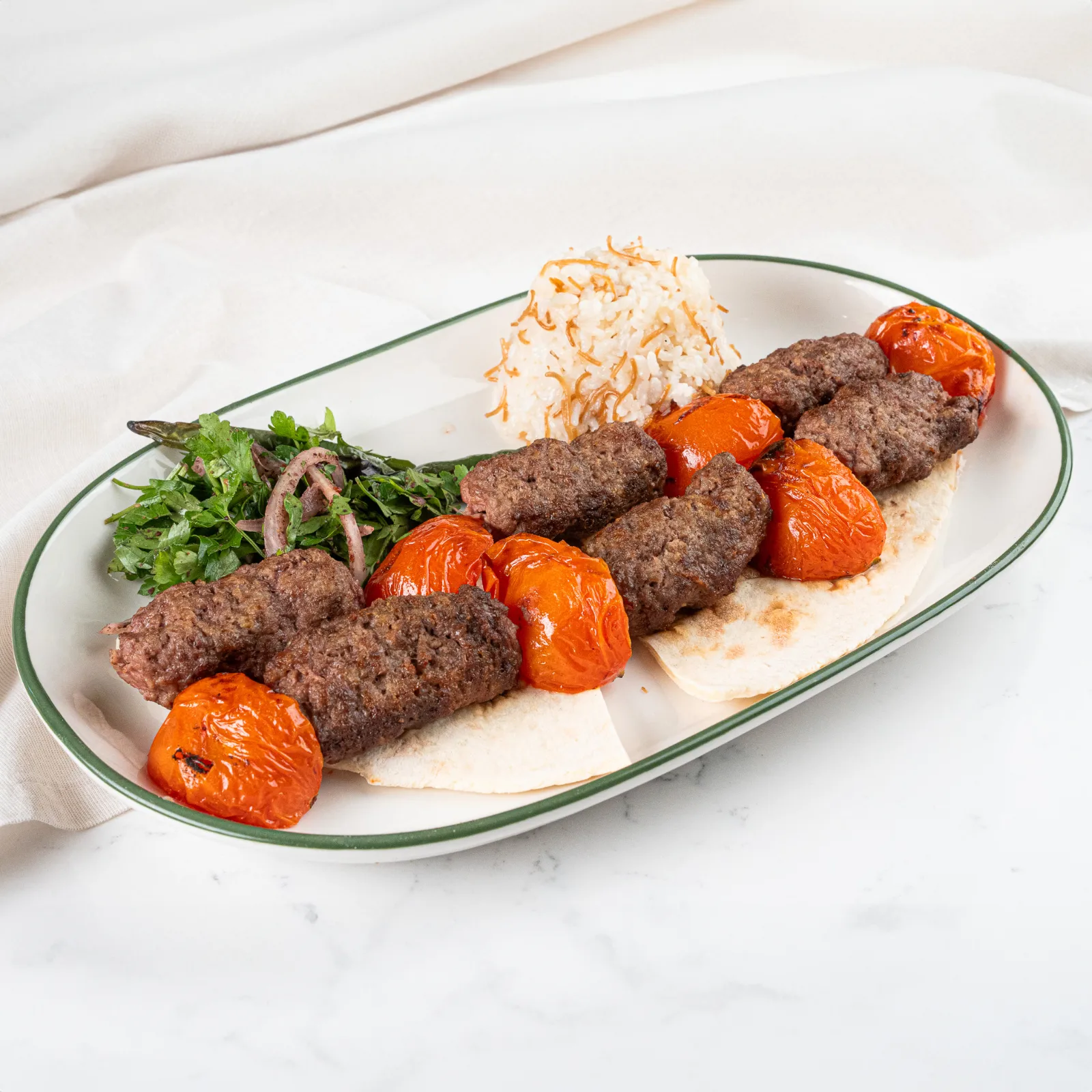 Domatezli kebab